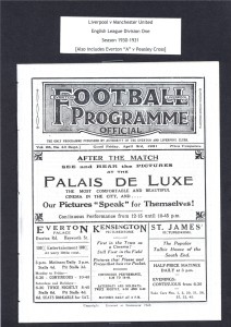 RARE Liverpool v Manchester United League Division One Season 1930-1 for sale on Ebay