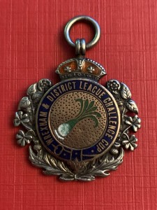 Antique Welsh Silver Football Medal Coedpoeth United, Wrexham, Wales 1908 - 09 for sale on Ebay