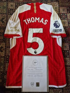 Arsenal FC 2023/24 Match Worn Unwashed Player Football Shirt PL COA Partey Spurs for sale on Ebay