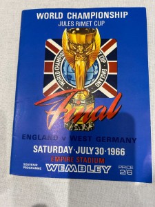  ORIGINAL WORLD CUP FINAL 1966 ENGLAND v W GERMANY PROGRAMME WITH SIGNATURES for sale on Ebay