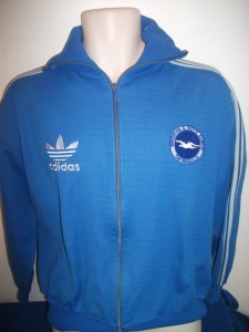 Vintage /Retro Adidas  Brighton & Hove Albion 1980-83 shirt/Track Top M for sale on Ebay