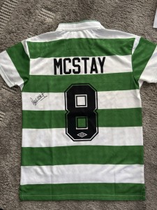 Genuine PAUL McSTAY Signed Celtic 1988 Centenary Football Shirt - PHOTO PROOF for sale on Ebay