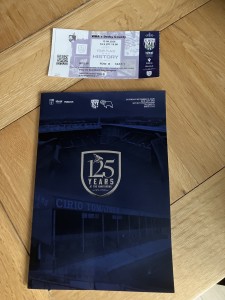 West Bromwich Albion v Derby County Match Programme September 13 2025 for sale on Ebay