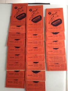 24 X BRENTFORD HOMES FROM THE 1951 - 1952 SEASON LEAGUE AND CUP GAMES for sale on Ebay