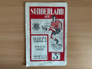 Sunderland v West Bromwich Albion D1 1950-51 for sale on Ebay