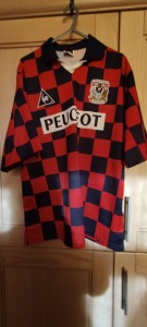 Vintage Coventry City Football Shirt By Le Coq, Used, Good Condition, 46 /48 for sale on Ebay