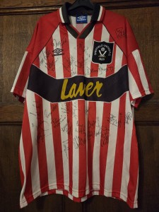 Sheffield United Home Shirt Signed 1994/1995 for sale on Ebay
