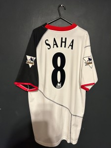 Fulham 2003-2005 Home Shirt LOUIS SAHA 8 Flock Lextra Prem Patches XL for sale on Ebay