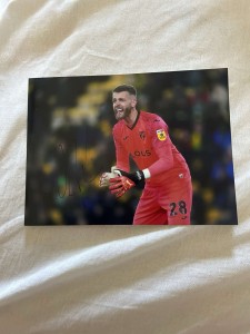 Angus Gunn 8x6 Norwich City Signed Photo for sale on Ebay