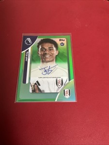 Topps Premier League 2025/2026 Josh King Fulham 57/99 Autograph Card Rare for sale on Ebay