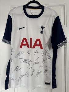 Tottenham Hotspur First Team Signed Shirt 2024-25 COA Included for sale on Ebay