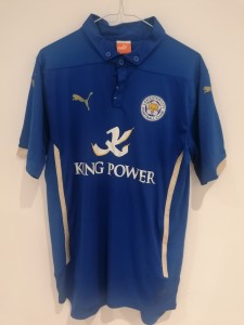 Leicester City 2014/1 5 Season Home Shirt Size M - Cambiasso #19 for sale on Ebay