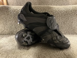 Adidas Predator Accelerator Remake Blackout Football Boots for sale on Ebay