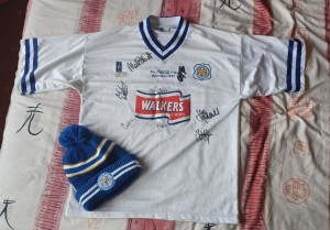 Signed Leicester City Coca Cola Cup 1997 Shirt for sale on Ebay
