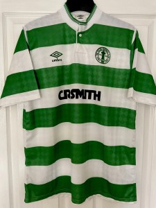 ORIGINAL UMBRO CELTIC FC 1987/89 CENTENARY ADULT REPLICA HOME SHIRT SIZE M for sale on Ebay