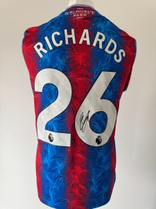 Signed CHRIS RICHARDS Shirt - Crystal Palace -PROOF/COA- USA USMNT Bayern Munich for sale on Ebay