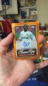Topps Premier League 2026 Jimmy Floyd Hasselbaink Chrome King Auto /25 Leeds Ssp for sale on Ebay