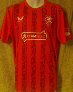 Rangers FC pro issue pink away goalkeeper shirt  2024/25  large no 1 Butland  for sale on Ebay