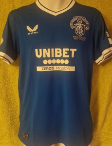 Rangers FC pro issue heritage home shirt  2024/25  small 8 Barron for sale on Ebay