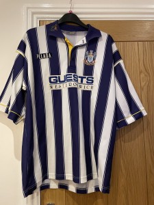 West Bromwich Albion - Retro 1994/1995  Home Shirt -WBA -Ex condition  for sale on Ebay
