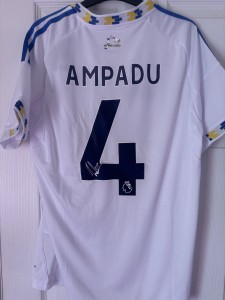 Ethan Ampadu Signed Leeds United Shirt With COA Wales for sale on Ebay