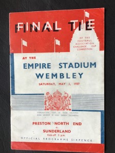Rare 1937 FA CUP FINAL PROGRAMME Sunderland v Preston North End good condition for sale on Ebay