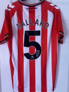 Dan Ballard Signed Sunderland Shirt With COA England for sale on Ebay