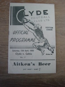 1949/50 CLYDE v CELTIC for sale on Ebay