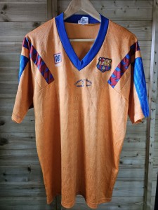Ultra Rare Original Barcelona 1992 European Cup Champions Away Shirt MEYBA XL for sale on Ebay