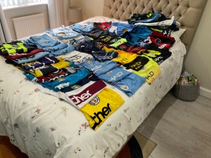 manchester city football shirts x 50 for sale on Ebay