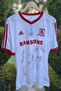 REDUCED BNWT Signed 1st team Middlesbrough 2013-14 football shirt BORO Adidas for sale on Ebay