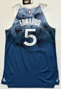 Anthony Edwards Signed NIKE AUTHENTIC ON-COURT T Wolves Jersey PSA DNA Auto RARE for sale on Ebay