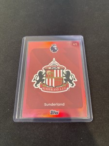 Topps Premier League 25/26 Sunderland Badge 4/5 for sale on Ebay