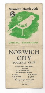 1946/47 Division 3 South - NORWICH CITY v. TORQUAY UNITED for sale on Ebay