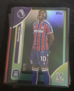 Topps 2025-26 Crystal Palace Eberechi Eze Numbered 2/10  Premier League Sleeved for sale on Ebay
