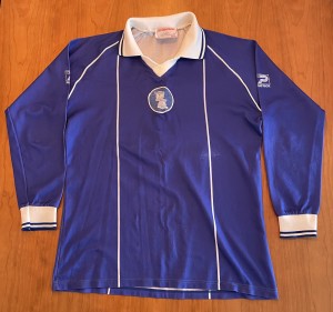 Full 82-83 Birmingham City St Andrews match worn long sleeve kit with squad No. for sale on Ebay