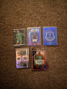 Topps Premier League Bundle Everton Including Pickford Auto /25 for sale on Ebay