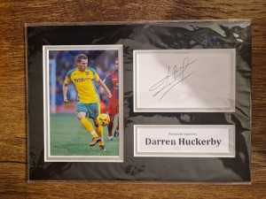 Norwich City Darren Huckerby Signed Picture for sale on Ebay