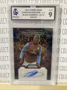 Christian Benteke Aston Villa 2023 Panini Prizm 1/1 Auto MGC 9 for sale on Ebay
