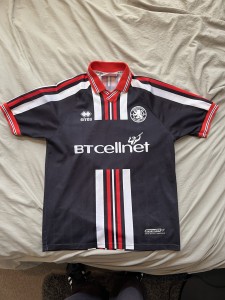 Middlesbrough 2000/2001 Season Away Football Top Small for sale on Ebay