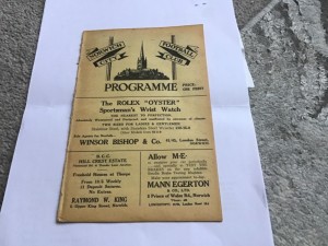 Rare Norwich City Reserves v Gainsborough Trinity Football Programme 5/1/1935. for sale on Ebay