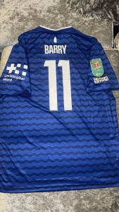 Match Worn Everton 2025/2026 Home Shirt Thierno Barry Unwashed for sale on Ebay