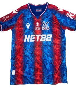 FA CUP FINAL SQUAD signed shirt CRYSTAL PALACE JERSEY PROOF Mateta Guehi for sale on Ebay