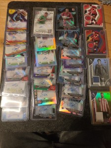 Topps Autograph Collection Lot Chelsea Manu Chrome Patch Memo Celtic Sapphire for sale on Ebay