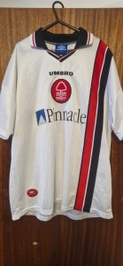 Nottingham forest 1998/99 away shirt xxl for sale on Ebay