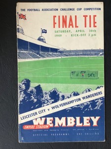Rare 1949 FA CUP FINAL PROGRAMME - Leicester City v Wolves good condition for sale on Ebay