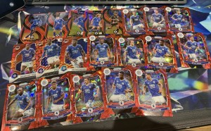 Leicester City Trading Card a bundle - 102 Cards - Paralells/3 Numbered Cards for sale on Ebay