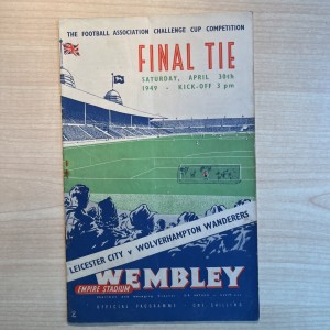 FA CUP FINAL PROGRAMME 1949 Wolves v Leicester City for sale on Ebay