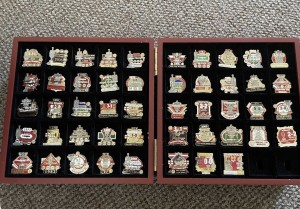 Liverpool FC Danbury Mint Victory Pins Collection Boxed Set with Cards for sale on Ebay