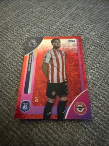 Topps 2026 Premier League Kevin Schade, Brentford Ultra Rare Red 2/5 Card Mint for sale on Ebay